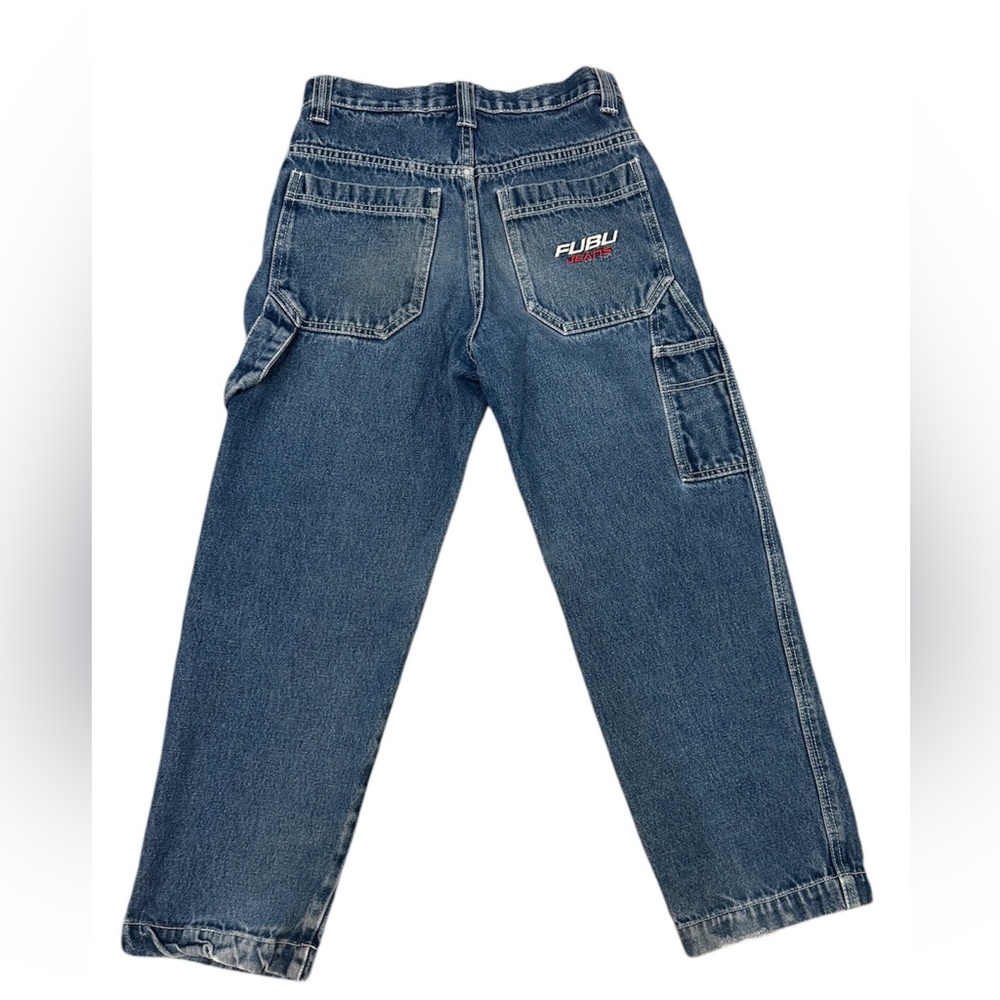 Y2K 2000s Vintage Fubu Carpenter Women Denim Jeans Size 26